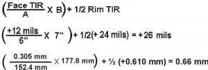 Rim-Face Calculations 4