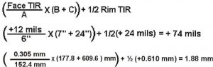Rim-Face Calculations 5